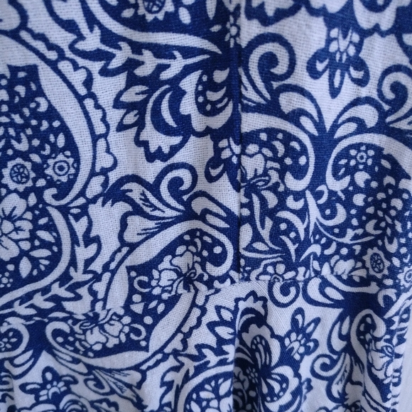 Baroque Patterned Cut-Out Skater Dress - Picture 7 of 10